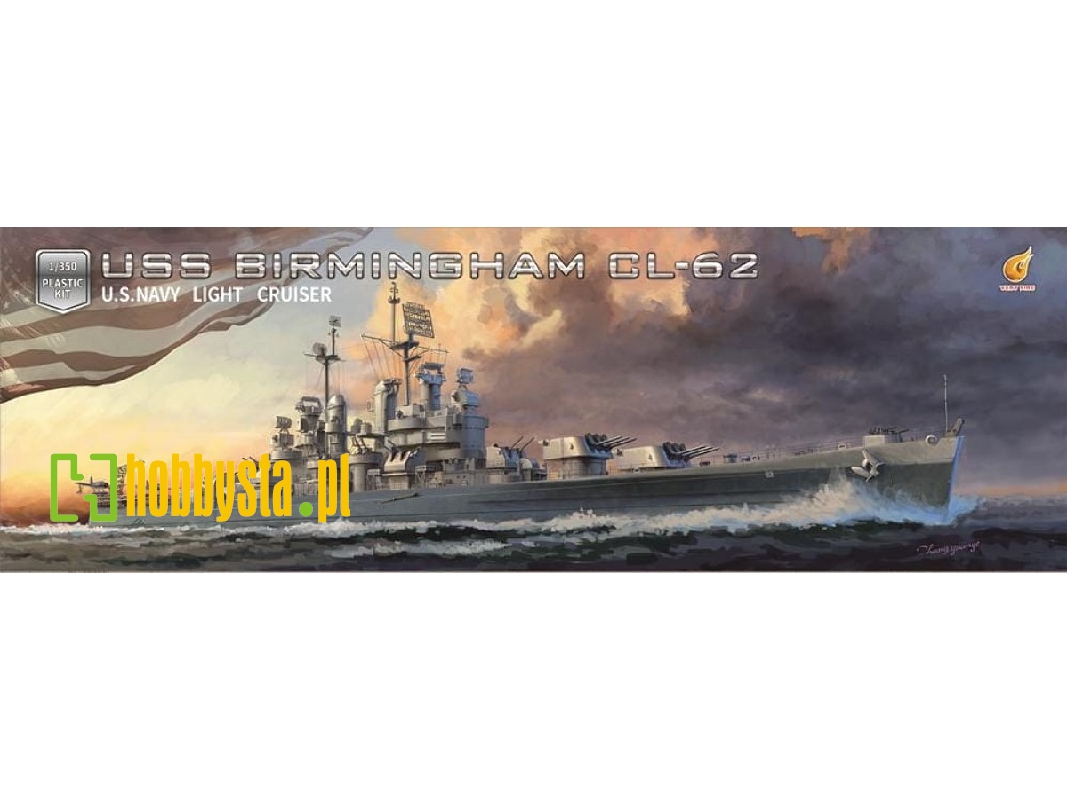Uss Birmingham Cl-62 Deluxe Kit Edition - zdjęcie 1 Uss Birmingham Cl-62 Deluxe Kit Edition - zdjęcie 1