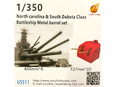 Uss Nc/Sd Class Metal Barrels And Waterblast - zdjęcie 1