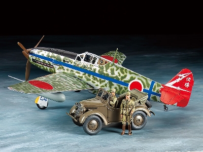 Kawasaki Ki-61-id Hien (Tony) & 4x4 Light Vehicle Kurogane Set - zdjęcie 2