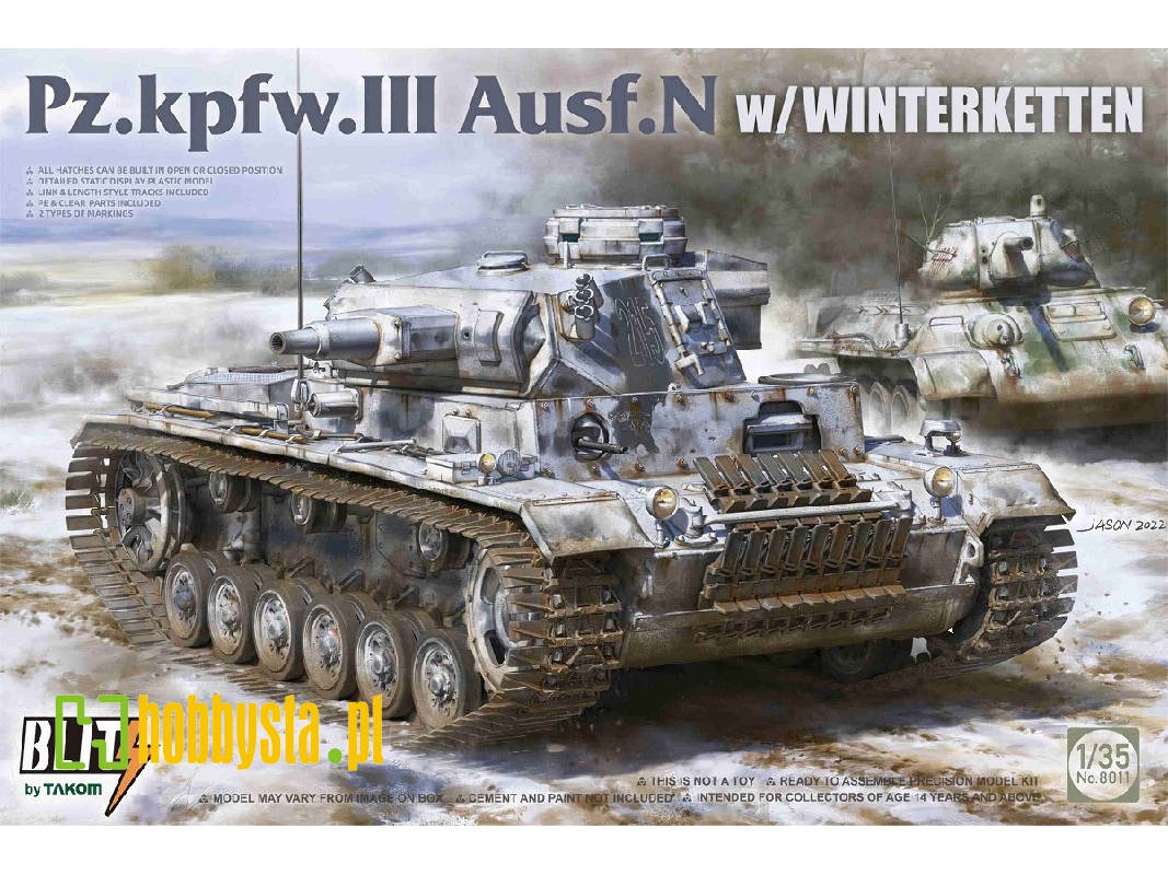 Pz.Kpfw.III Ausf.N z łańcuchami zimowymi - zdjęcie 1 Pz.Kpfw.III Ausf.N z łańcuchami zimowymi - zdjęcie 1