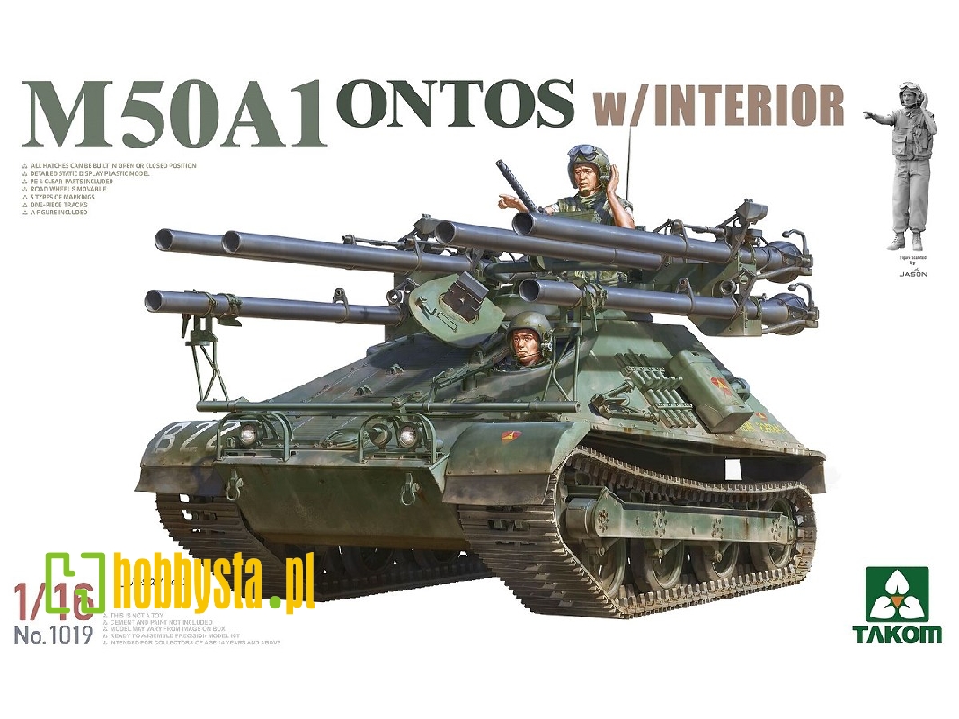 M50A1 Ontos z wnętrzem - zdjęcie 1