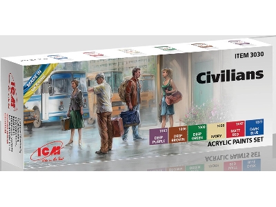 аcrylic Paints Set "civilians" - zdjęcie 1