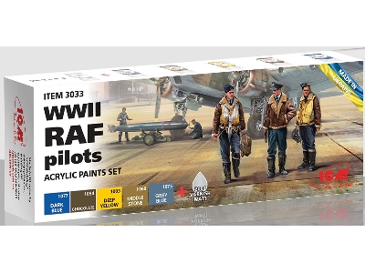Acrylic Paint Set For WWII Raf Pilots - zdjęcie 1