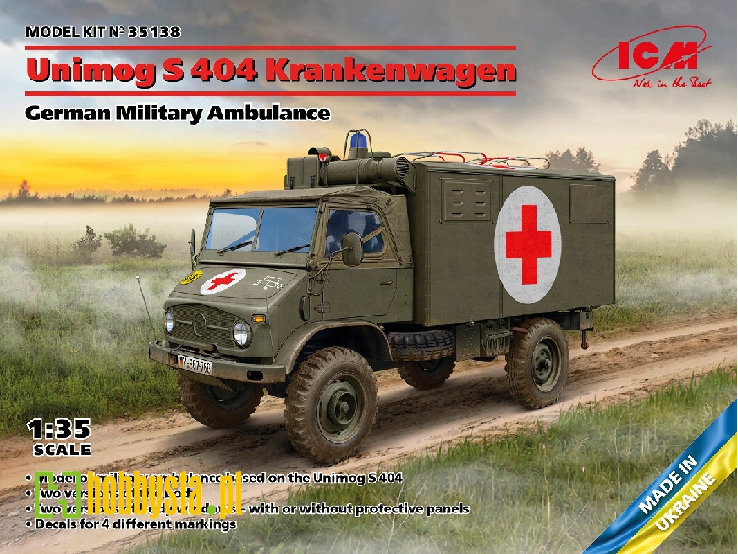 Unimog S 404 Krankenwagen - zdjęcie 1 Unimog S 404 Krankenwagen - zdjęcie 1