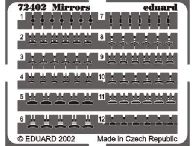  Mirrors 1/72 - blaszki - zdjęcie 1