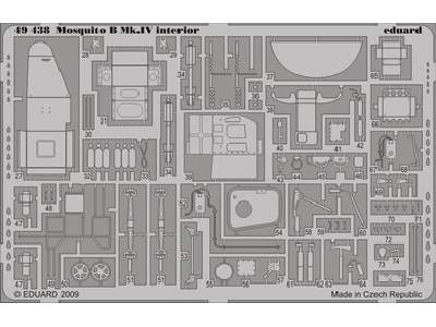  Mosquito B Mk. IV interior S. A. 1/48 - Revell - blaszki - zdjęcie 1