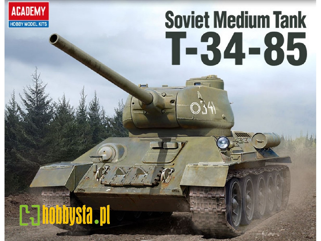Czołg T-34-85 - polskie oznaczenia - zdjęcie 1 Czołg T-34-85 - polskie oznaczenia - zdjęcie 1