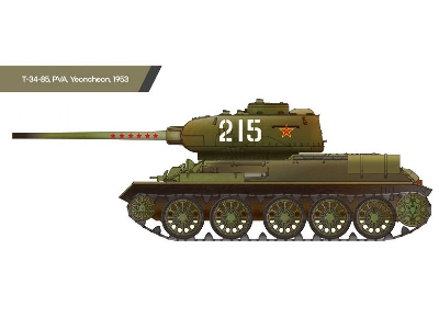 Czołg T-34-85 - polskie oznaczenia - zdjęcie 4