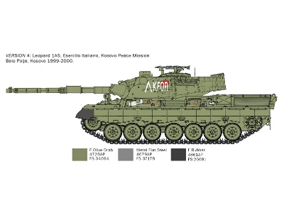 Czołg niemiecki Leopard 1 A5 od 1990 - zdjęcie 4