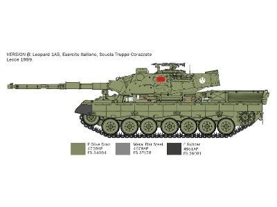 Czołg niemiecki Leopard 1 A5 od 1990 - zdjęcie 5