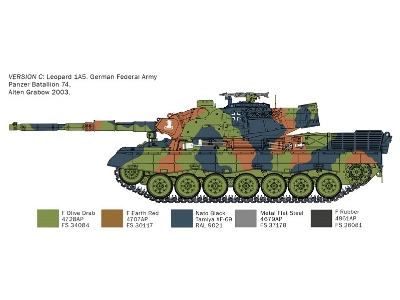 Czołg niemiecki Leopard 1 A5 od 1990 - zdjęcie 6