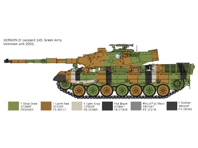 Czołg niemiecki Leopard 1 A5 od 1990 - zdjęcie 7