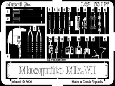  Mosquito Mk. VI 1/72 - Tamiya - blaszki - zdjęcie 1