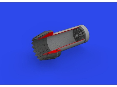 F-35A exhaust nozzle PRINT 1/48 - TAMIYA - zdjęcie 2