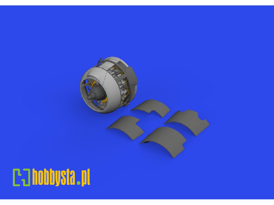 F4F-3A engine PRINT 1/48 - EDUARD - zdjęcie 1