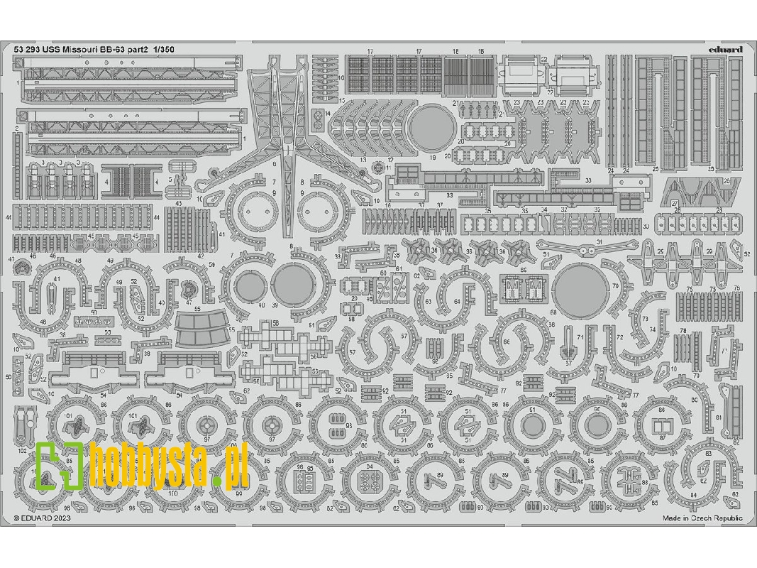 USS Missouri BB-63 part 2 1/350 - HOBBY BOSS - zdjęcie 1