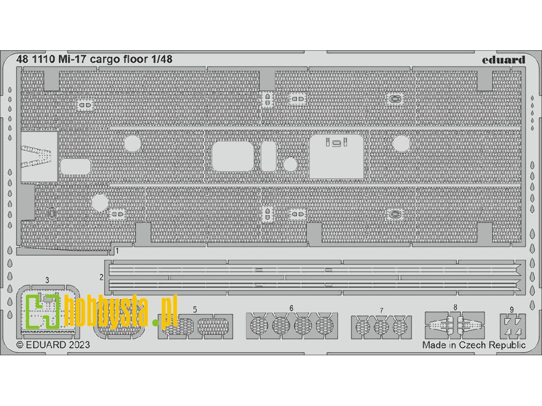 Mi-17 cargo floor 1/48 - AMK - zdjęcie 1 Mi-17 cargo floor 1/48 - AMK - zdjęcie 1