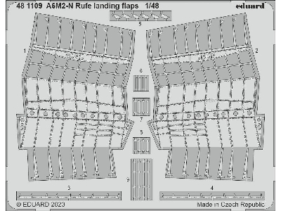 A6M2-N Rufe landing flaps 1/48 - EDUARD - zdjęcie 1