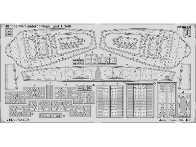 PV-1 undercarriage 1/48 - ACADEMY - zdjęcie 1