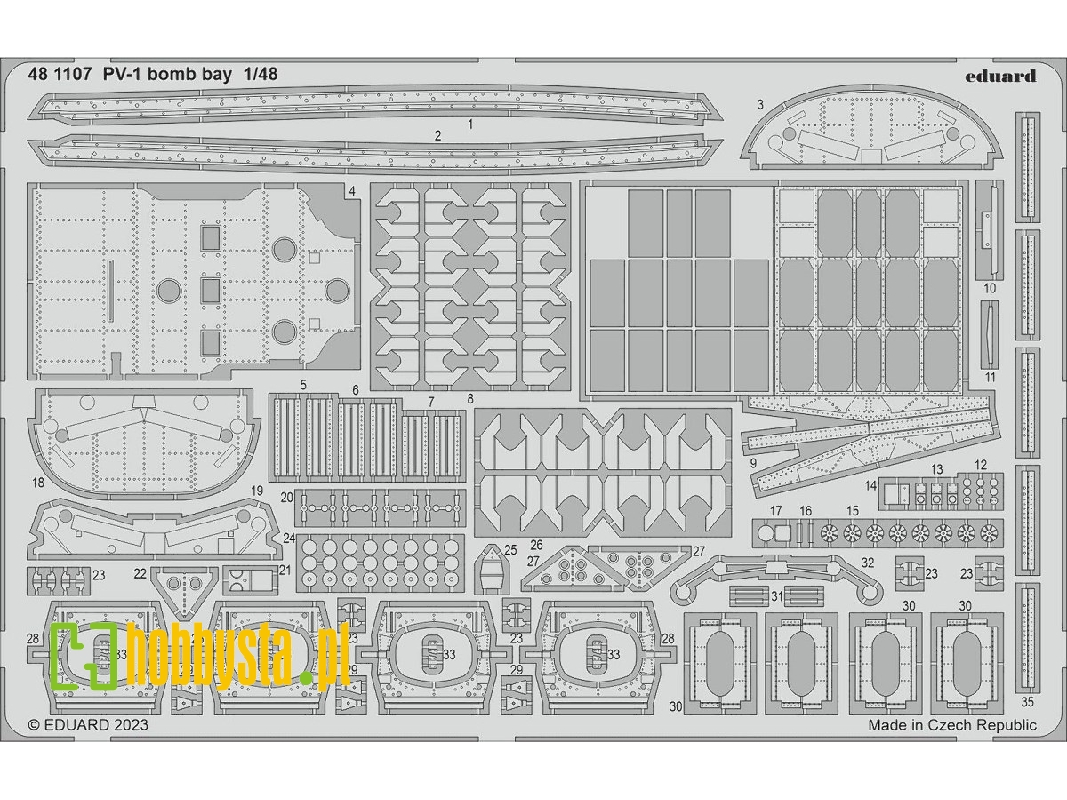 PV-1 bomb bay 1/48 - ACADEMY - zdjęcie 1 PV-1 bomb bay 1/48 - ACADEMY - zdjęcie 1