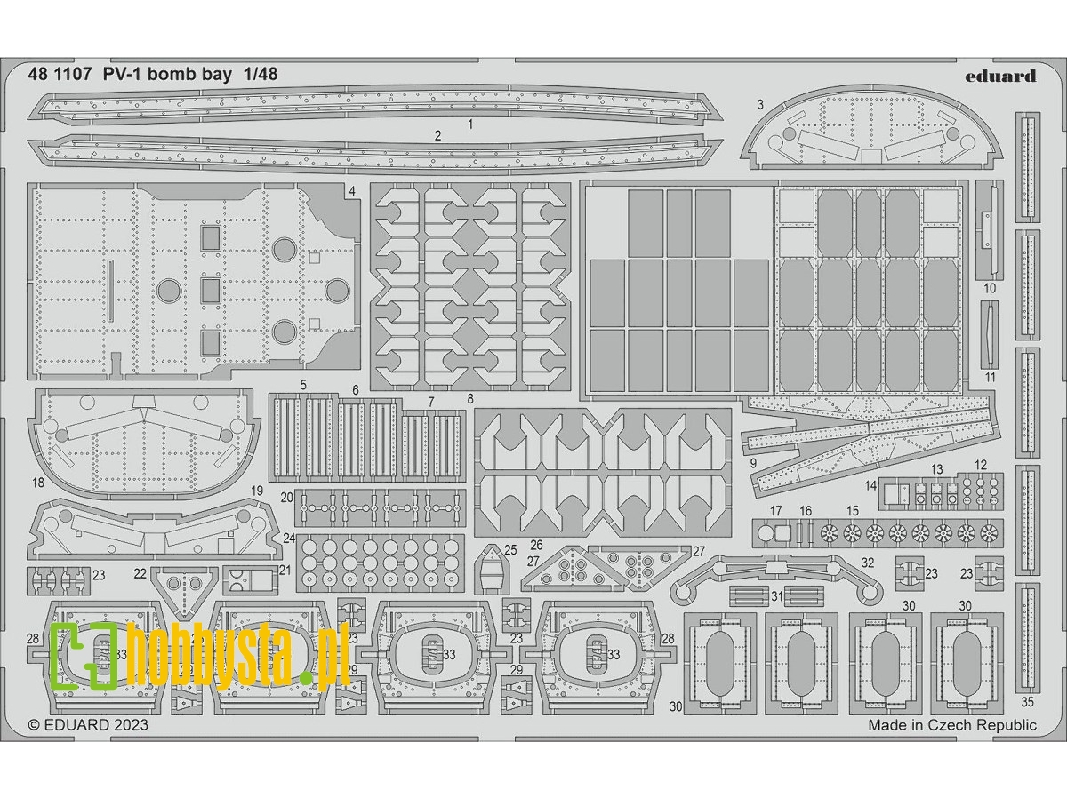 PV-1 bomb bay 1/48 - ACADEMY - zdjęcie 1