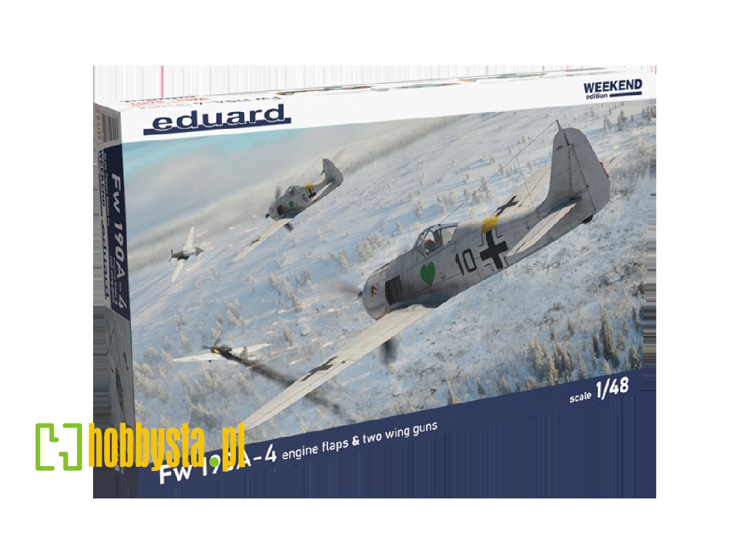 Fw 190A-4 w/ engine flaps & 2-gun wings 1/48 - zdjęcie 1 Fw 190A-4 w/ engine flaps & 2-gun wings 1/48 - zdjęcie 1
