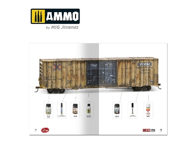 R-1301 Ammo Rail Center Solution Book 02 - How To Weather American Trains - zdjęcie 11