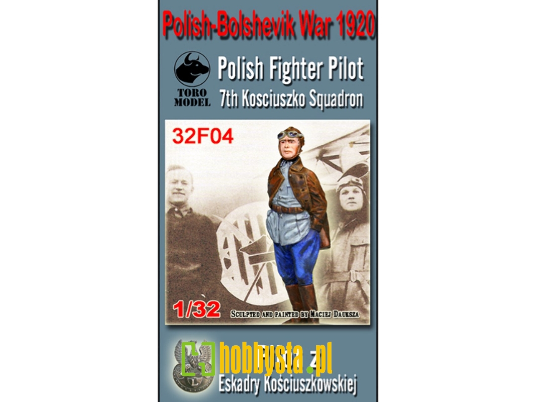 Pilot Z Eskadry Kościuszkowskiej - Wojna Polsko-bolszewicka 1920 - zdjęcie 1