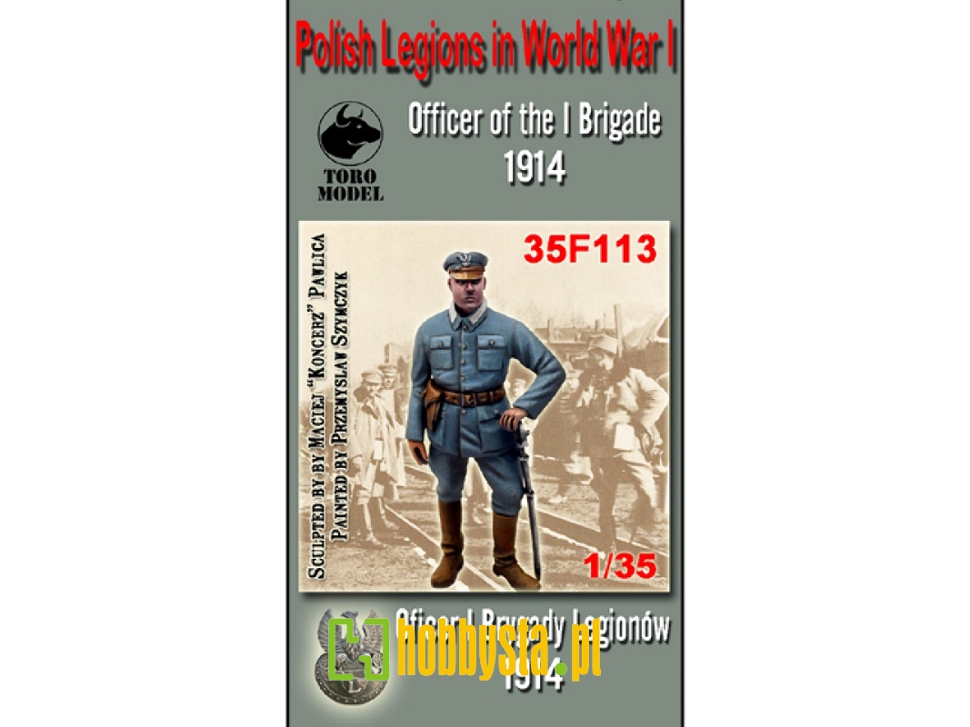 Oficer I Brygady 1914 - Legiony Polskie - zdjęcie 1 Oficer I Brygady 1914 - Legiony Polskie - zdjęcie 1