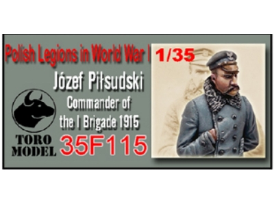 Józef Piłsudski - Komendant I Brygady Legionów 1915 - Legiony Polskie - zdjęcie 2