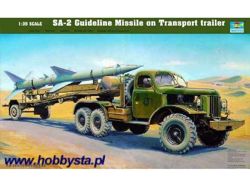 SA-2 Guideline Missile on Transport Trailer - zdjęcie 1 SA-2 Guideline Missile on Transport Trailer - zdjęcie 1