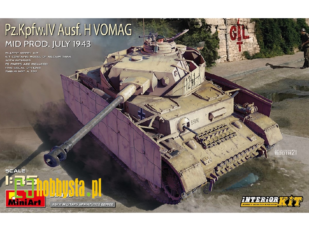 Pz.Kpfw.Iv Ausf. H Vomag. Mid Prod. July 1943. Interior Kit - zdjęcie 1 Pz.Kpfw.Iv Ausf. H Vomag. Mid Prod. July 1943. Interior Kit - zdjęcie 1