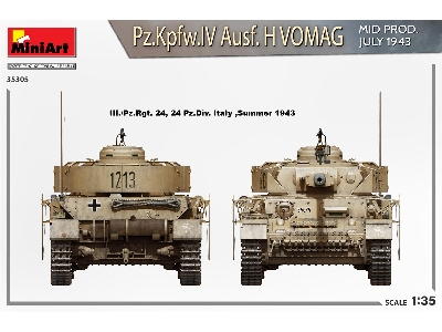 Pz.Kpfw.Iv Ausf. H Vomag. Mid Prod. July 1943. Interior Kit - zdjęcie 39
