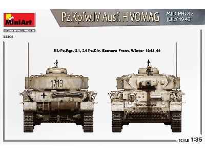 Pz.Kpfw.Iv Ausf. H Vomag. Mid Prod. July 1943. Interior Kit - zdjęcie 41