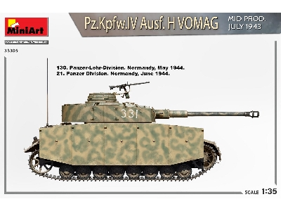 Pz.Kpfw.Iv Ausf. H Vomag. Mid Prod. July 1943. Interior Kit - zdjęcie 42