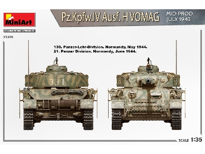 Pz.Kpfw.Iv Ausf. H Vomag. Mid Prod. July 1943. Interior Kit - zdjęcie 43