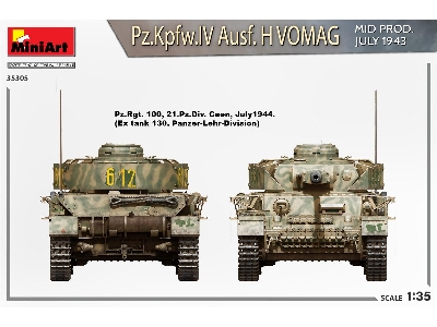 Pz.Kpfw.Iv Ausf. H Vomag. Mid Prod. July 1943. Interior Kit - zdjęcie 45