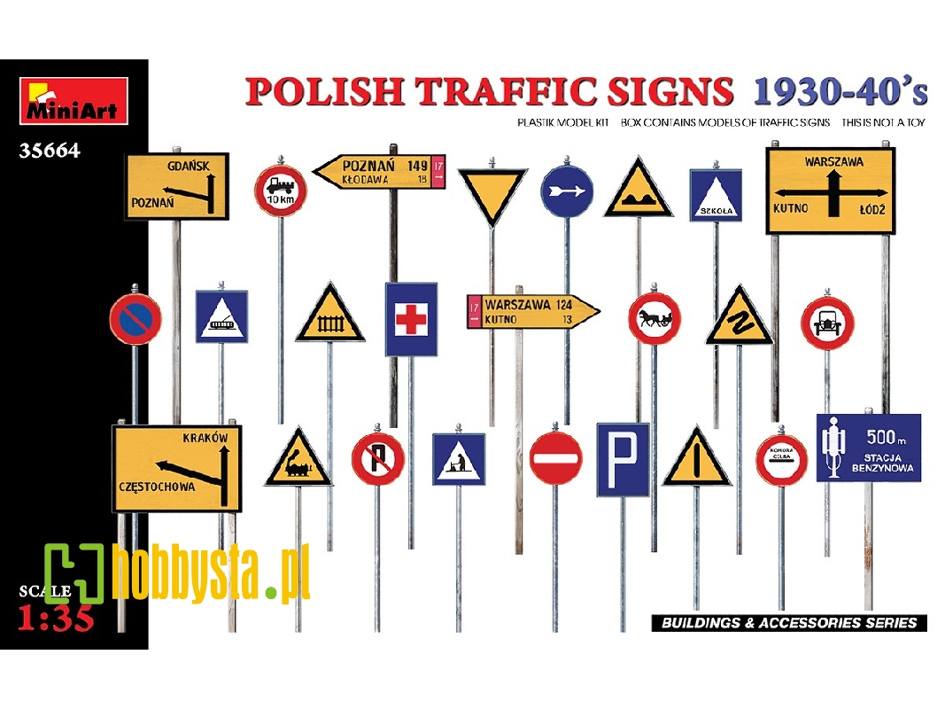 Polish Traffic Signs 1930-40â€™s - zdjÄ™cie 1