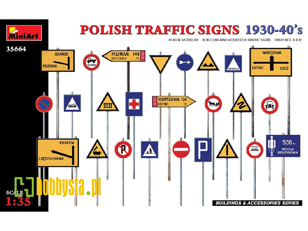 Polish Traffic Signs 1930-40’s - zdjęcie 1 Polish Traffic Signs 1930-40’s - zdjęcie 1