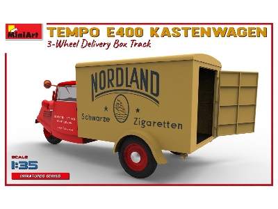 Tempo E400 Kastenwagen 3-wheel Delivery Box Track - zdjęcie 4