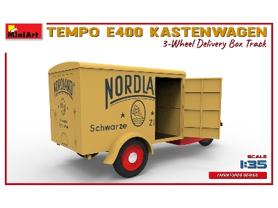 Tempo E400 Kastenwagen 3-wheel Delivery Box Track - zdjęcie 5