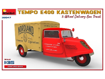 Tempo E400 Kastenwagen 3-wheel Delivery Box Track - zdjęcie 6