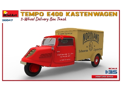 Tempo E400 Kastenwagen 3-wheel Delivery Box Track - zdjęcie 7