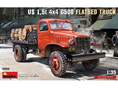 U.S. 1,5t 4&#215;4 G506 Flatbed Truck - zdjęcie 1