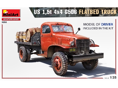 U.S. 1,5t 4&#215;4 G506 Flatbed Truck - zdjęcie 4