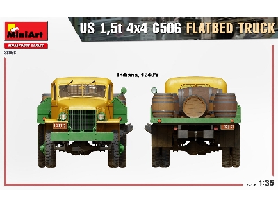 U.S. 1,5t 4&#215;4 G506 Flatbed Truck - zdjęcie 5
