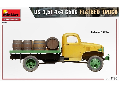U.S. 1,5t 4&#215;4 G506 Flatbed Truck - zdjęcie 6