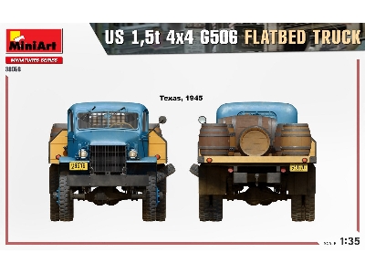 U.S. 1,5t 4&#215;4 G506 Flatbed Truck - zdjęcie 7
