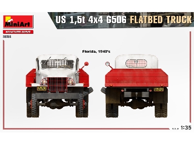 U.S. 1,5t 4&#215;4 G506 Flatbed Truck - zdjęcie 9