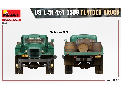 U.S. 1,5t 4&#215;4 G506 Flatbed Truck - zdjęcie 11